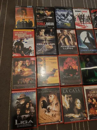 Lote 20 DVDs Películas Acción/Crimen/Drama