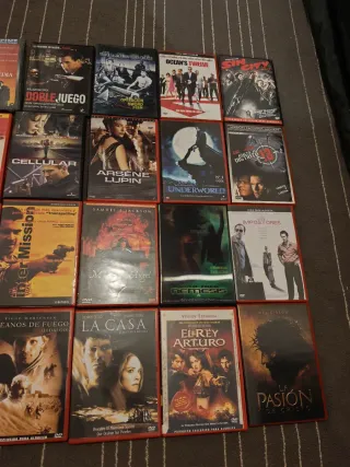 Lote 20 DVDs Películas Acción/Crimen/Drama