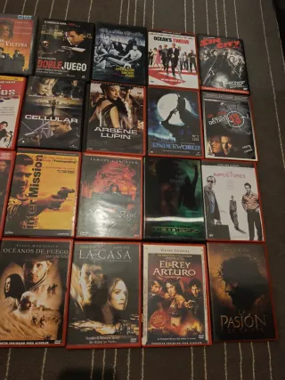 Lote 20 DVDs Películas Acción/Crimen/Drama