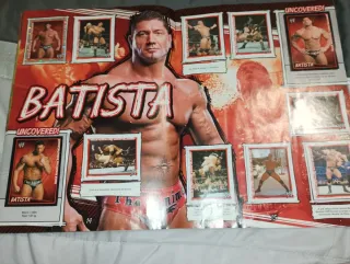Álbum WWE Superstars Uncovered Sticker Collection