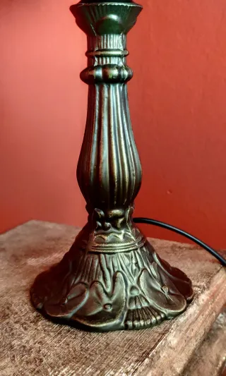 Lampada da tavolo Tiffany Libellula in cristallo