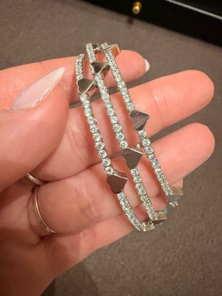 Bracciale donna metallo dorato 3 giri