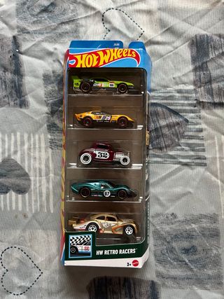 Hot Wheels Retro Racers Set 5 Macchinine