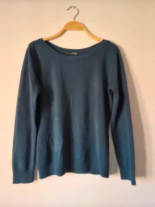 Jersey fino Atmosphere azul-verdoso