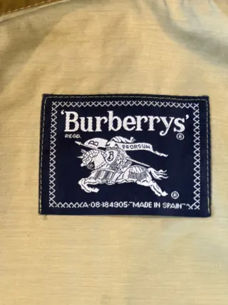 Chaqueta Harrington Vintage Burberrys' Camel