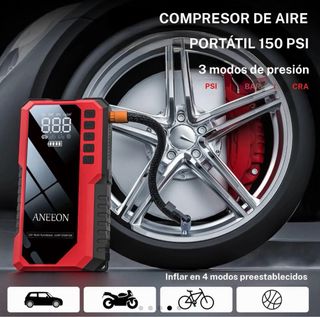 Arrancador y Compresor de Aire para Coche 5000A