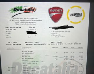 Ducati Monster 750 Dark City 2000