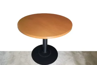 Mesa redonda madera y metal