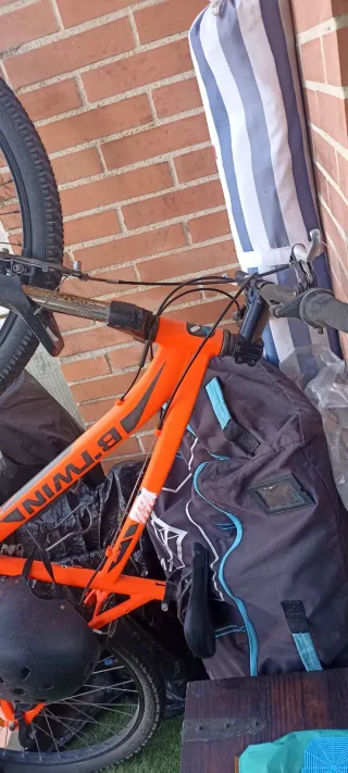 Bicicleta MTB Naranja Btwin