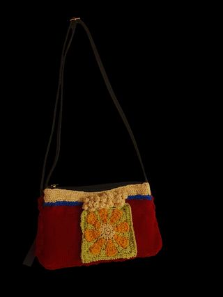 Bolsa Vintage Multicolor Tejida