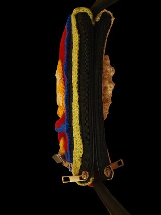 Bolsa Vintage Multicolor Tejida