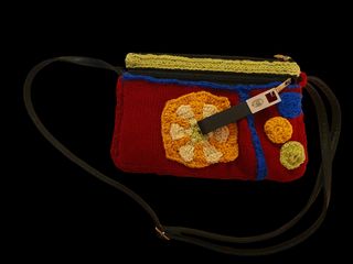 Bolsa Vintage Multicolor Tejida