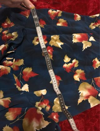 Vestido Flamenco Fiesta Azul y Rojo