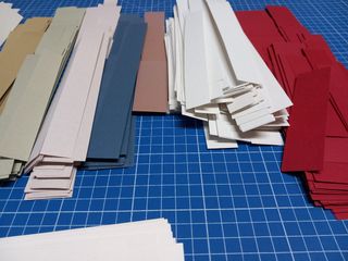 Strisce di carta e cartoncini