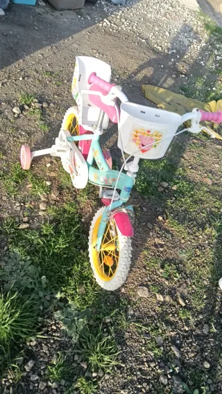 Bicicleta Peppa Pig 14 Azul y Rosa
