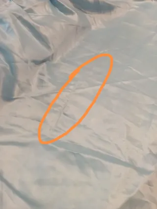 Edredón Vintage Satén Azul 135cm