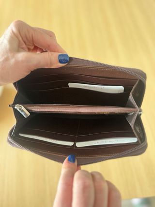 Monedero Piel y Pelo Animal Print