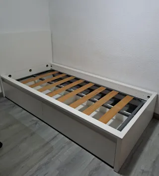 Estructura Cama Malm Blanca