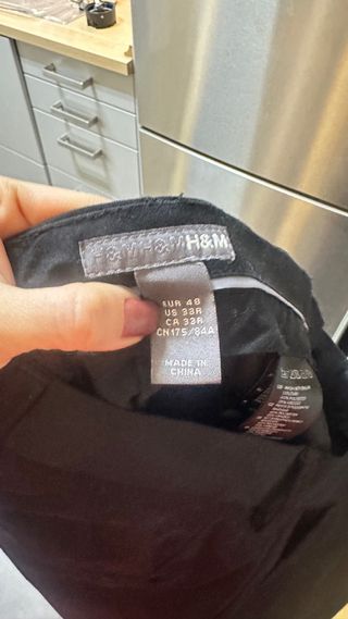 Pantalón sastre H&M negro