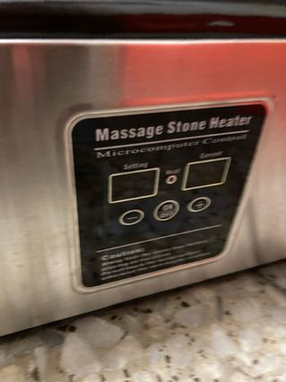 Calienta piedras aluminio