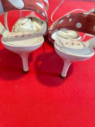 Zapatos y bolso fiesta Carmen Poveda T36.5