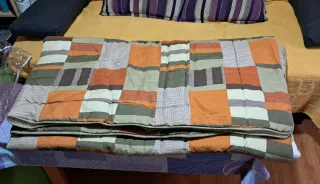 Edredón de invierno patchwork