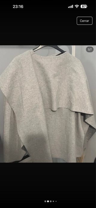 Capa poncho tipo zara poncho bufanda