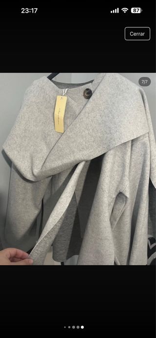 Capa poncho tipo zara poncho bufanda