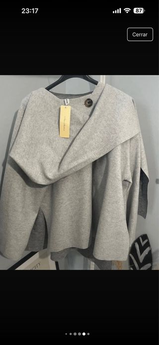 Capa poncho tipo zara poncho bufanda