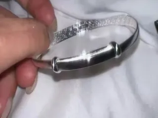 Nueva Pulsera Brazalete Plata 925 Ajustable