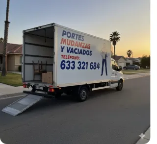 Portes mudanzas y vaciados