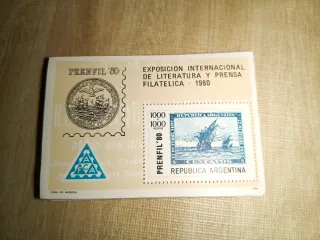 Sellos Argentina Filatelia 1980