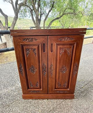 Mueble Bar Madera Teca Maciza