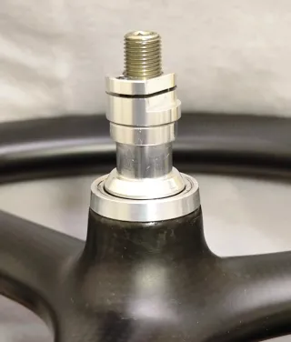 Llanta trasera Carbono 16" Brompton + extras