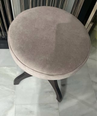 Banqueta de piano tapizada