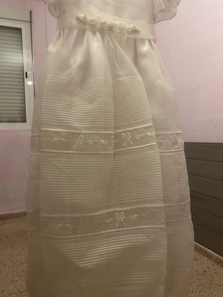Vestido de comunión niña blanco