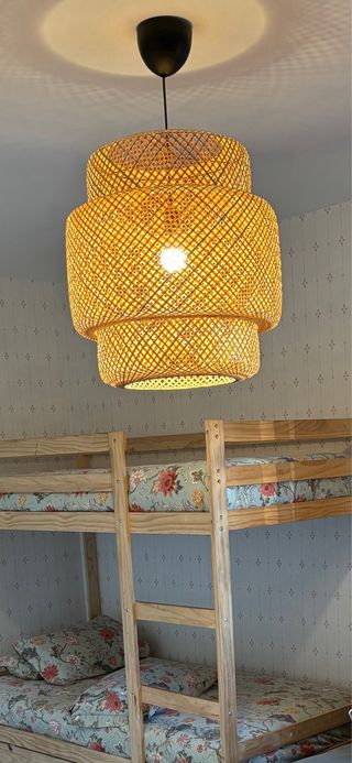 Lámpara techo bambú SINNERLIG Ikea