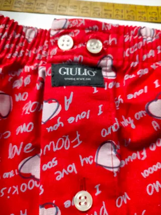 Boxer Giulio Corazones Talla M 100% Algodón