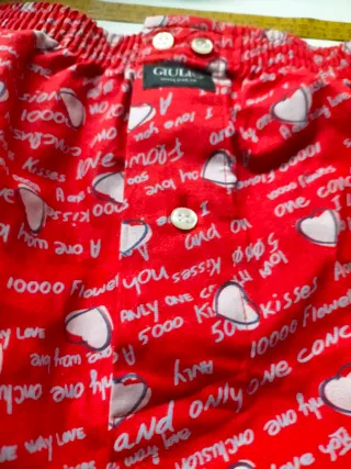 Boxer Giulio Corazones Talla M 100% Algodón