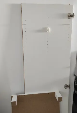 Armario blanco 2 puertas