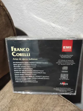 3 CDs Música Clásica: Plácido Domingo, Corelli, Ca