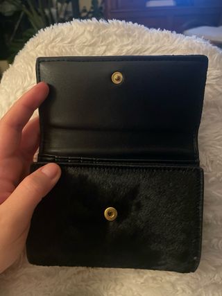 Cartera Parfois negra de puro cuero sin estrenar