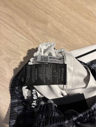 Palm Angels Pantaloncini Uomo Nero/Grigio