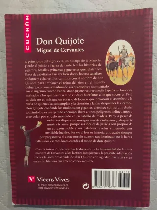 Libro "Don Quijote"