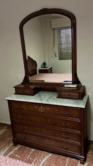 Muebles dormitorio matrimonio y colchón