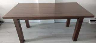 Mesa de comedor de madera 170 x 90 cm