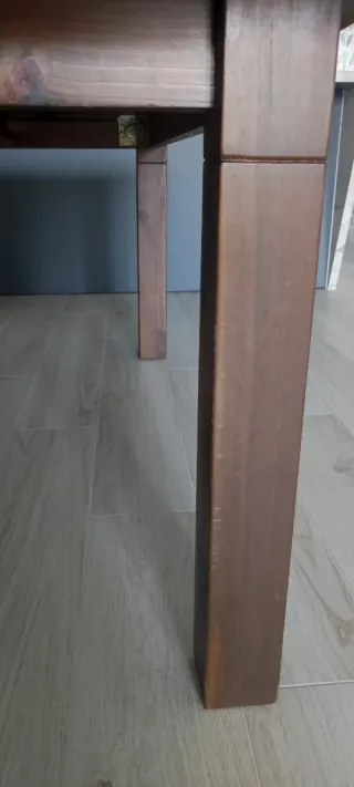 Mesa de comedor de madera 170 x 90 cm