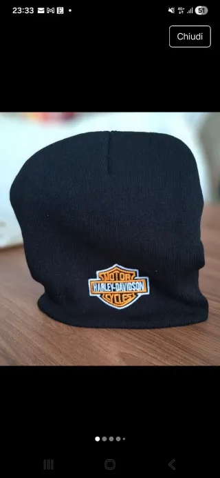 Cappellino Beanie Harley Davidson Invernale