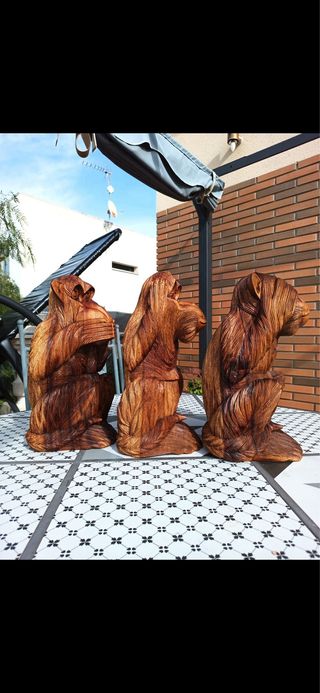 Tres Monos Sabiduría y Suerte