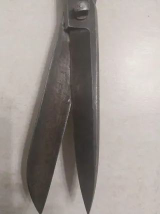 Tijeras antiguas hierro, sastre/alfombras/28,5cm